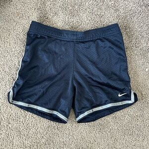 Navy blue vintage kids shorts size 10/12 girls